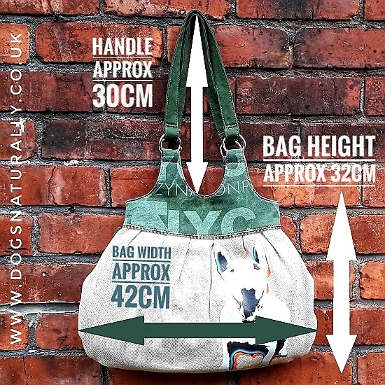 Fuzzy Nation Designer Bag Approx Measurements
